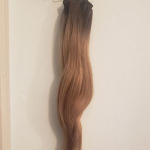 Bellami Pro. Mochachino Brown/ Caramel Blonde signature S wave Rooted Hair Ext.